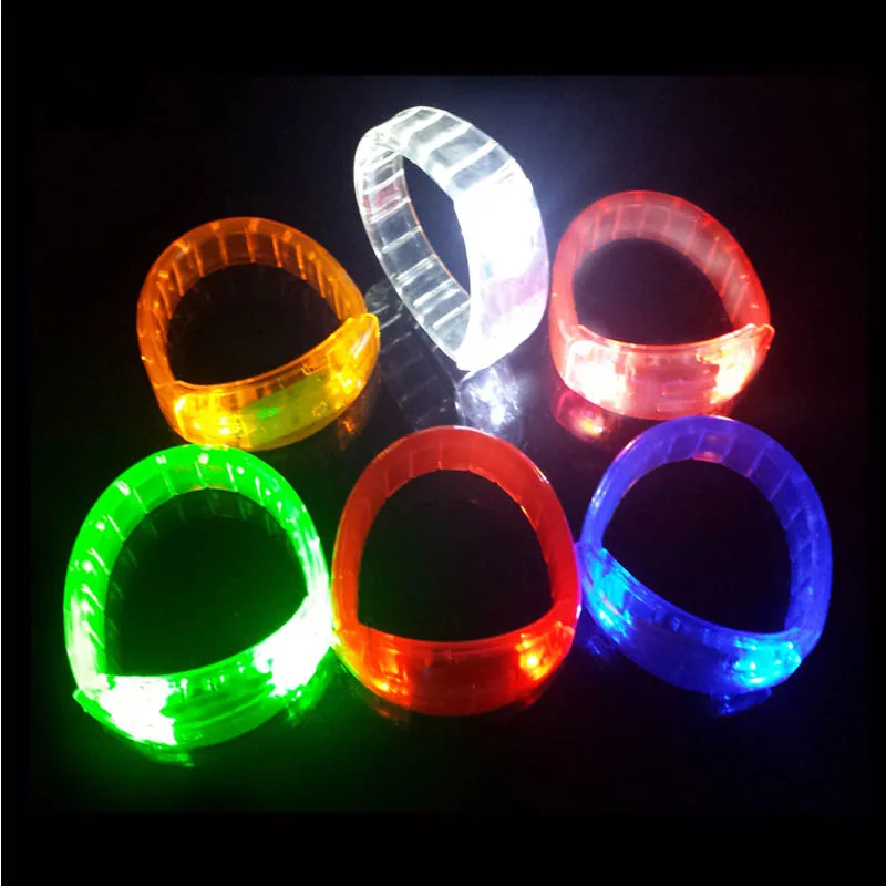 

10pcs Luminous LED bracelet luminescence Silicone Bracelet Party Bracelet Event decor home decor birthday