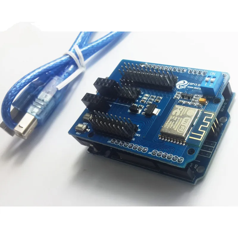 Макетный комплект Wi-Fi для Arduino UNO R3 + ESP8266 беспроводной щит CH340G MEGA328P пульт