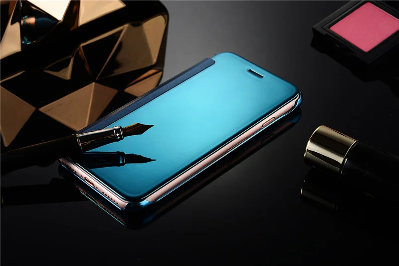 sky blue Акриловый чехол-книжка чехол для iPhone 6S 6 s, 7, 8, X 10 5 5S 5SE iPhone 8Plus 7plus 6plus 6splus Роскошный прозрачный чехол для задней панели сотового телефона - Цвет: sky blue