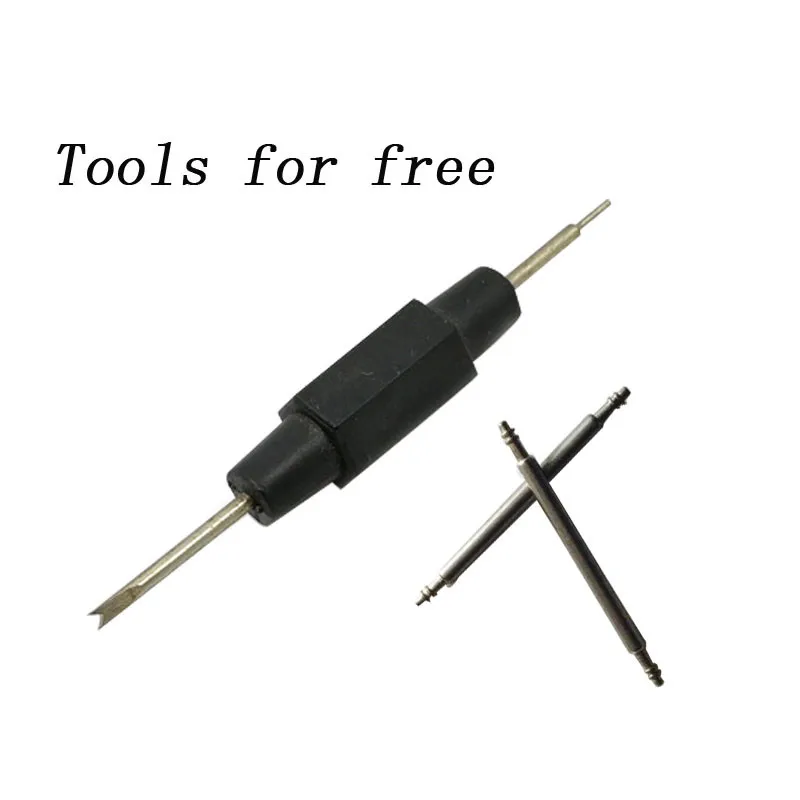 Ремешок из натуральной кожи для наручных часов Универсальный военный браслет с