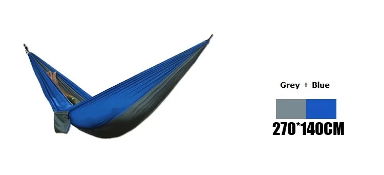 SAMIBULUO Parachute Hammock 1 Person Hammocks Travel 210d Nylon Fabric Camping Hamac - Цвет: 270