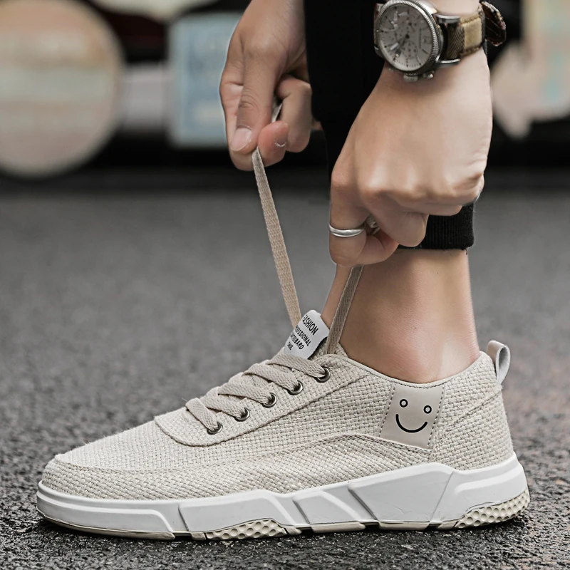 TRAANO 2019 New Spring Men's Shoes Classic Sneakers Men Casual Fly weather Low To Help Fashion CC-110 | Обувь