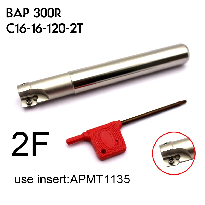 Apmt1135 BAP300R C16 120 16 мм длинный Фрезерный резак держатель для черновой обработки