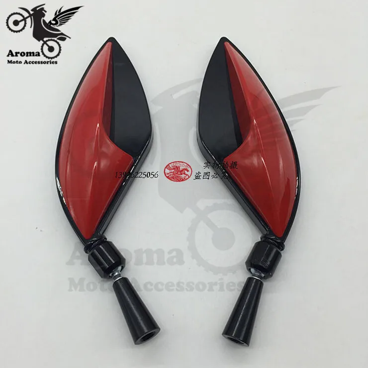 

free shipping Motorcycle Rearview Mirrors Motorbike rear view mirror 10mm 8mm Screw motocross ATV Off-road dirt pit bike scooter