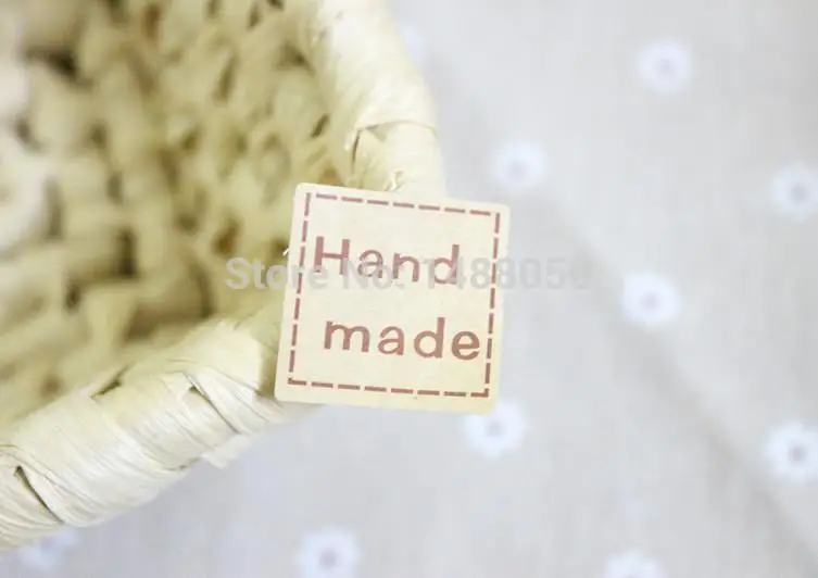 Самодельные наклейки этикетки из крафт бумаги самодельные для конвертов