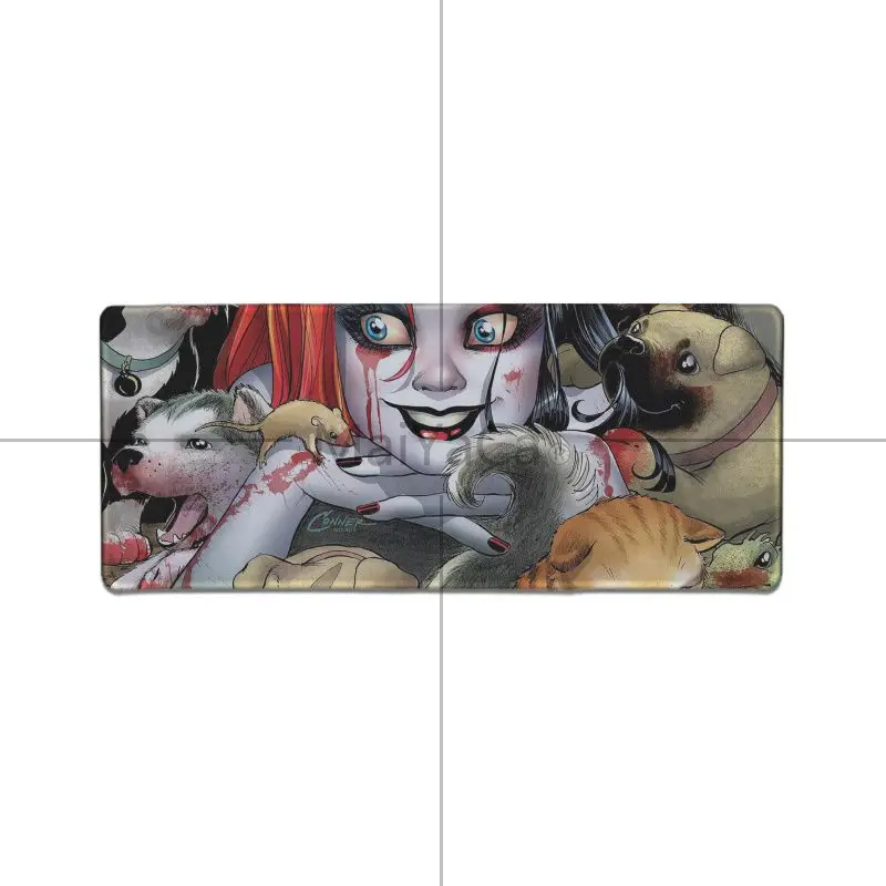 Lock Edge 30X90cm MaiYaCa Joker and his kitty уникальный настольный коврик для клавиатуры Настольный коврик компьютерный игровой планшет игровой коврик для CSGO DOTA коврик для мыши - Цвет: Lock Edge 30X90cm