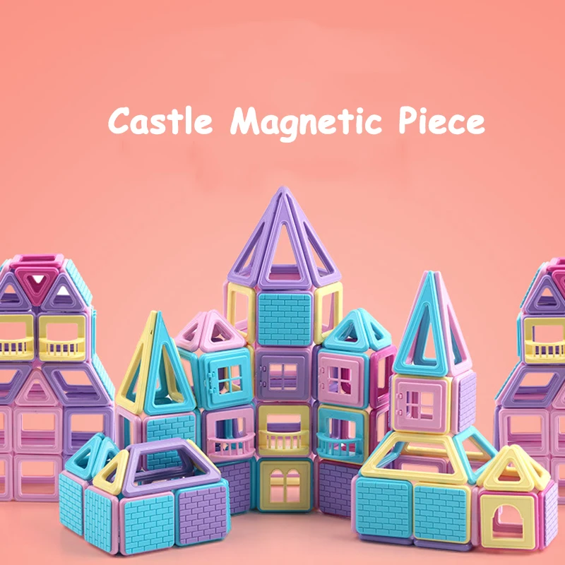 30/85 шт блоки Магнитный дизайнерский Строительный набор модель и строительные