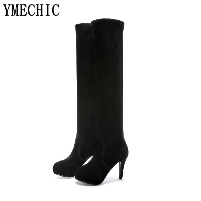 YMECHIC/2018 сезон осень зима пикантные эластичные длинные облегающие сапоги выше