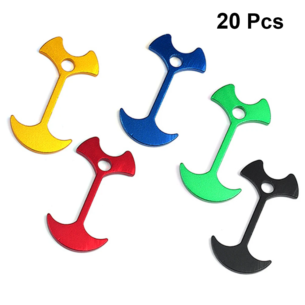 20 шт шнур крепежа Утилита Алюминиевый сплав портивная самоблокирующаяся веревка