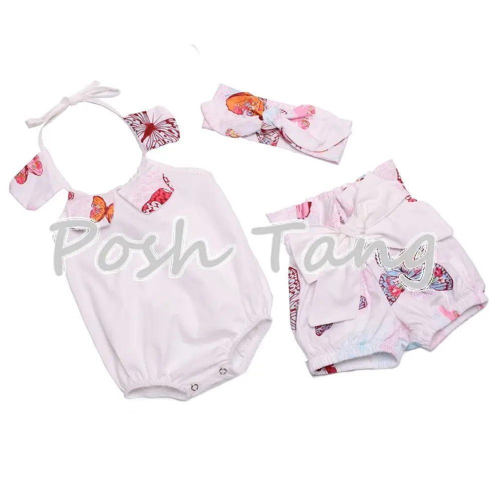 Летний винтажный потертый шикарный комбинезон голубого и розового цвета с