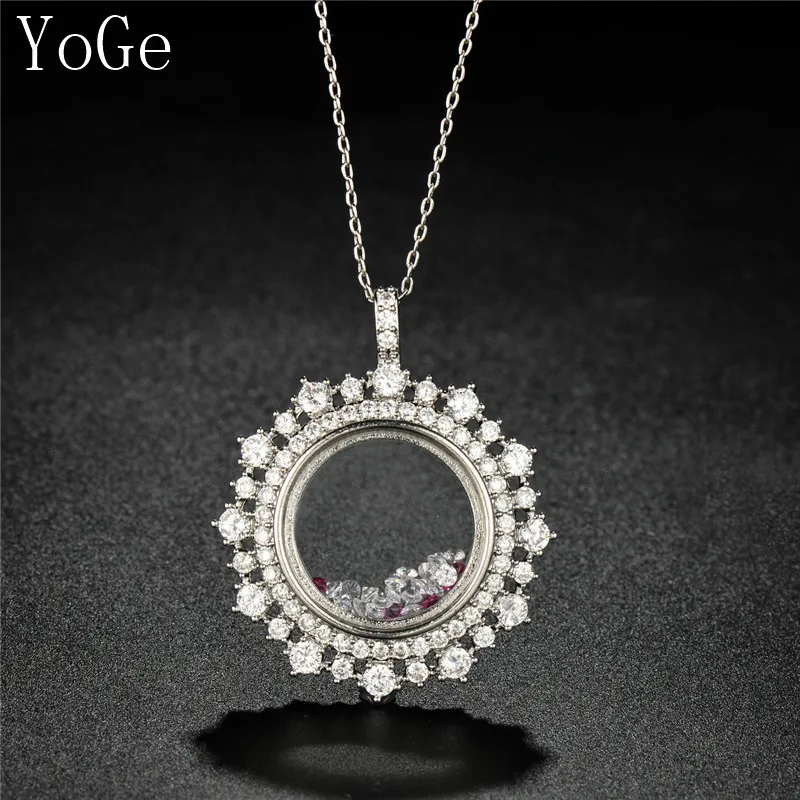 Женские украшения для свадьбы и вечеринки YoGe P2255 модная подвеска круглой формы из