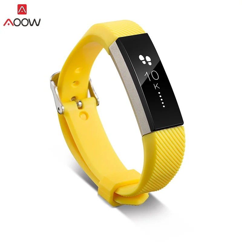 Мягкий силиконовый регулируемый ремешок для Fitbit Alta HR браслет часы замена