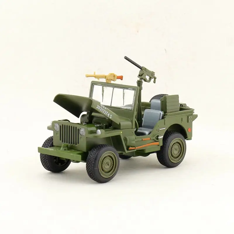 Моделирование 1:24 военная модель автомобиля из сплава Уиллис, звук и свет оттяните назад Подарочный металлический внедорожный автомобиль модель