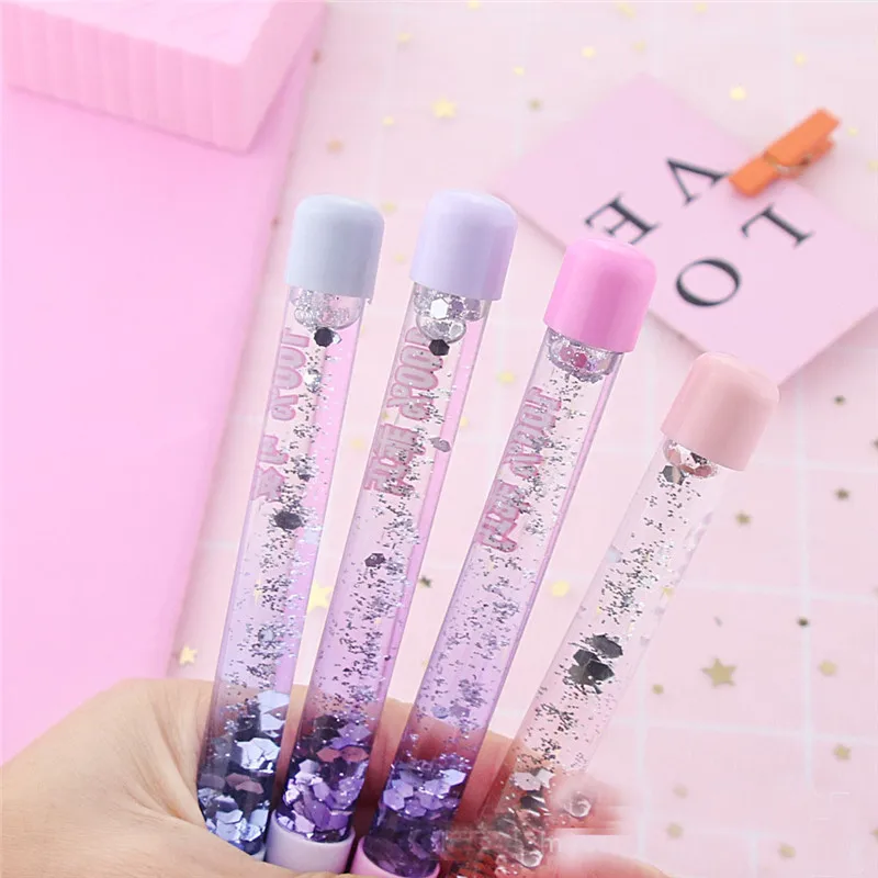 1 шт. Фея ручки Шариковая ручка с украшением в виде кристаллов сыпучего песка