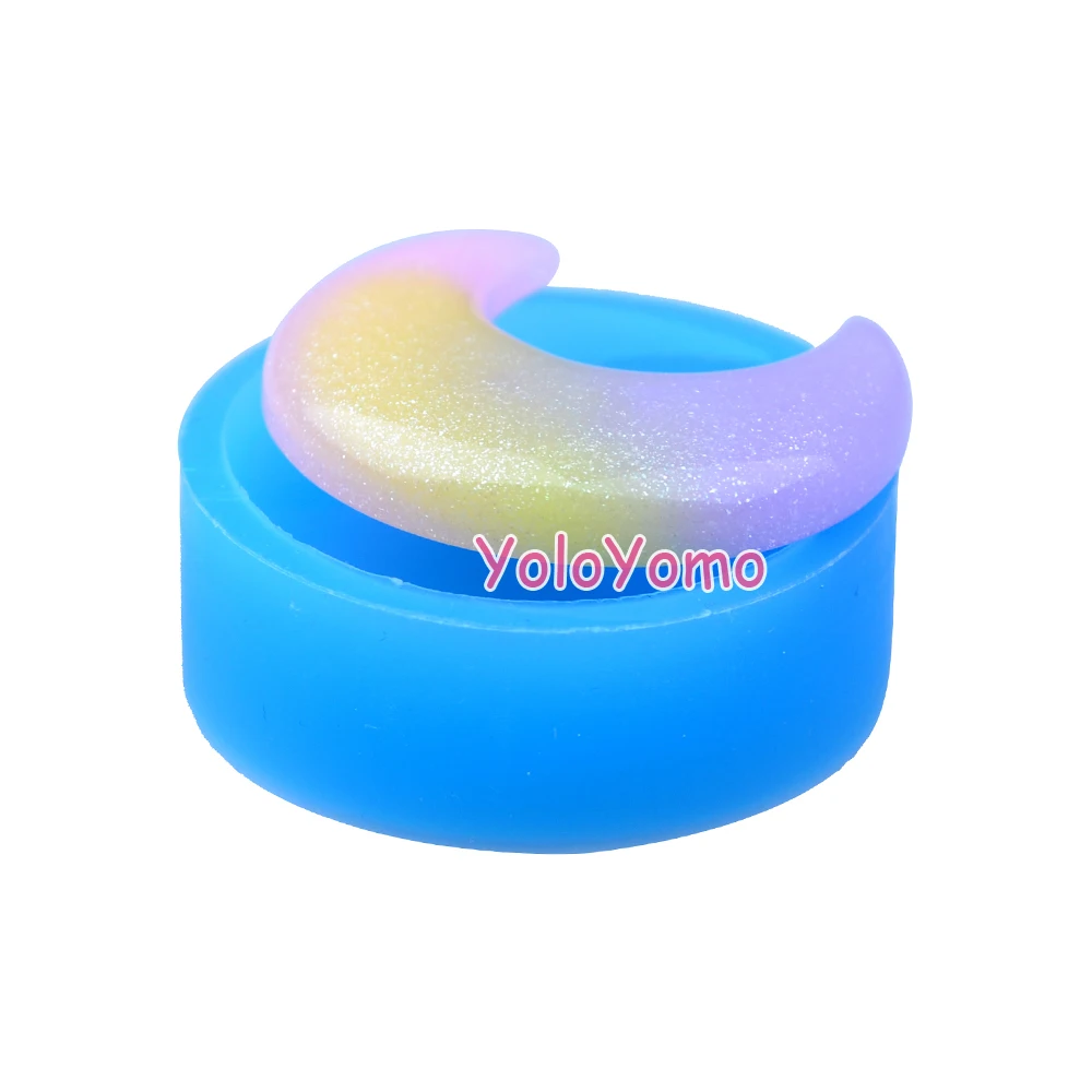 P595YL 39 7 мм Luna Гибкая силиконовая форма-полумесяц Форма Луна Sugarcraft помадка смола