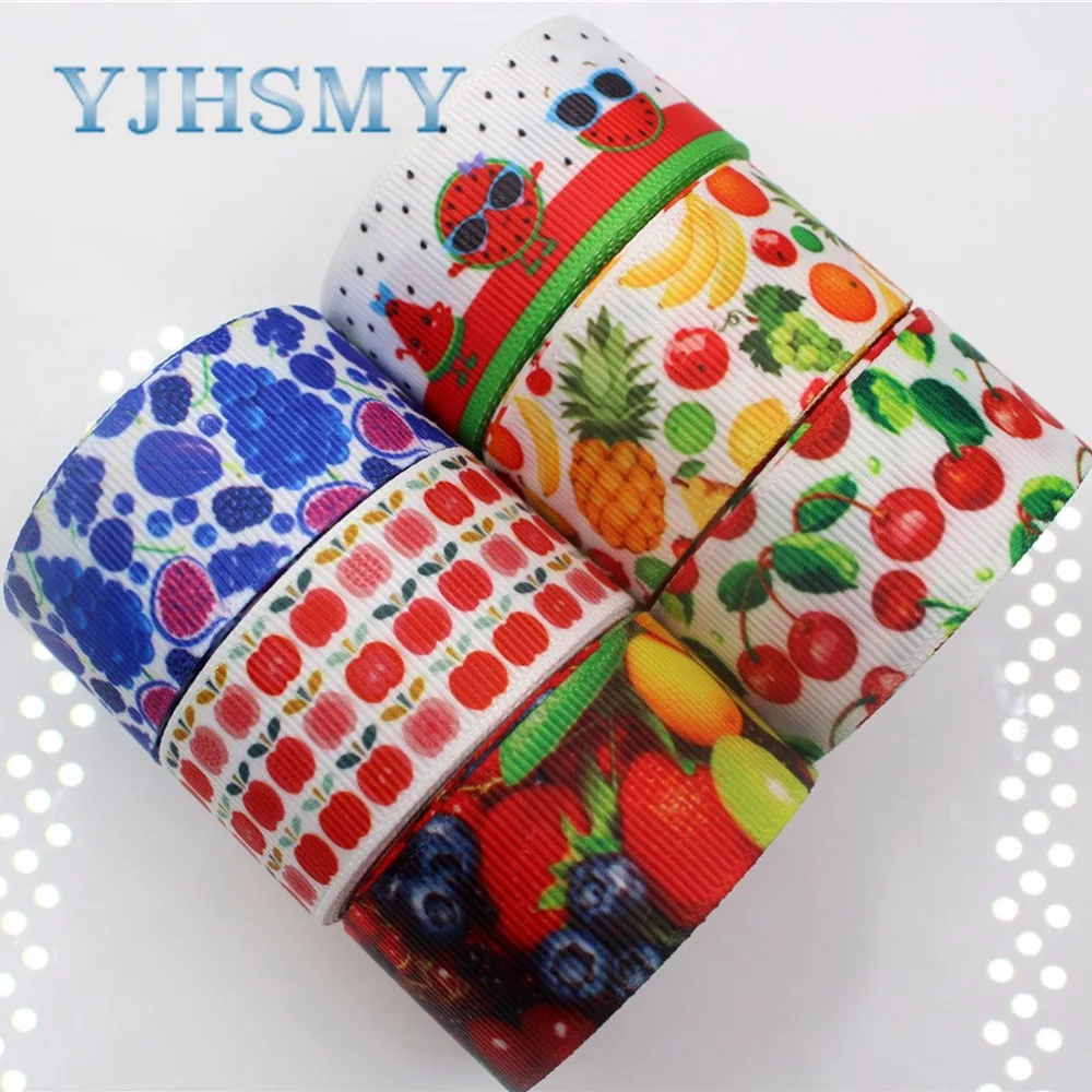 YJHSMY F-17504-1000 25 мм 10 ярдов мультфильм ленты термопечать grosgrain Свадебные аксессуары