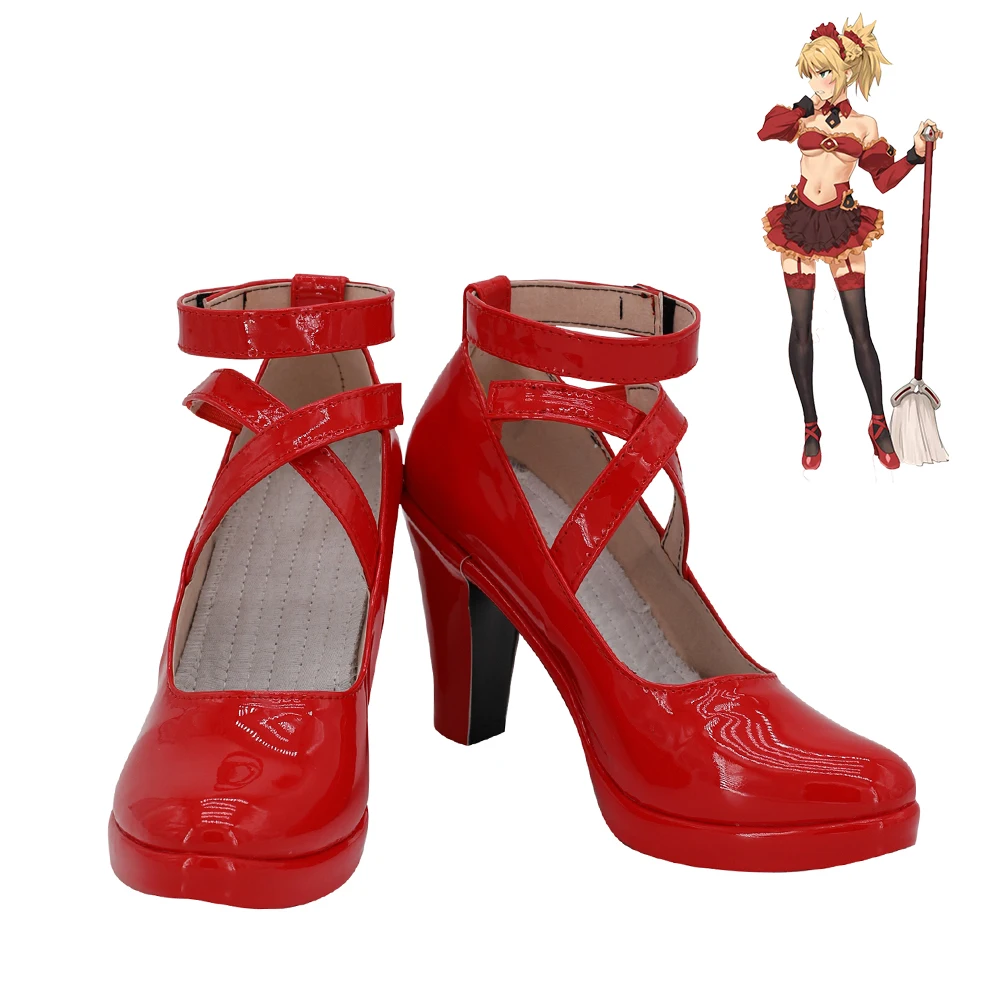 Mordred/туфли горничной для косплея женские ботинки Apocrypha Fgo | Тематическая одежда и