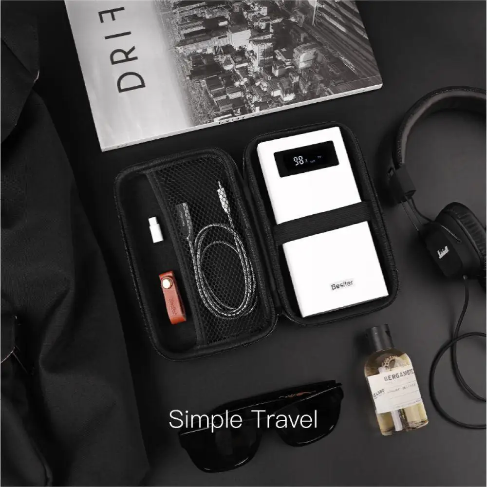 Besiter 20000 мАч большой емкости power bank Dual USB выход Bank портативное зарядное устройство