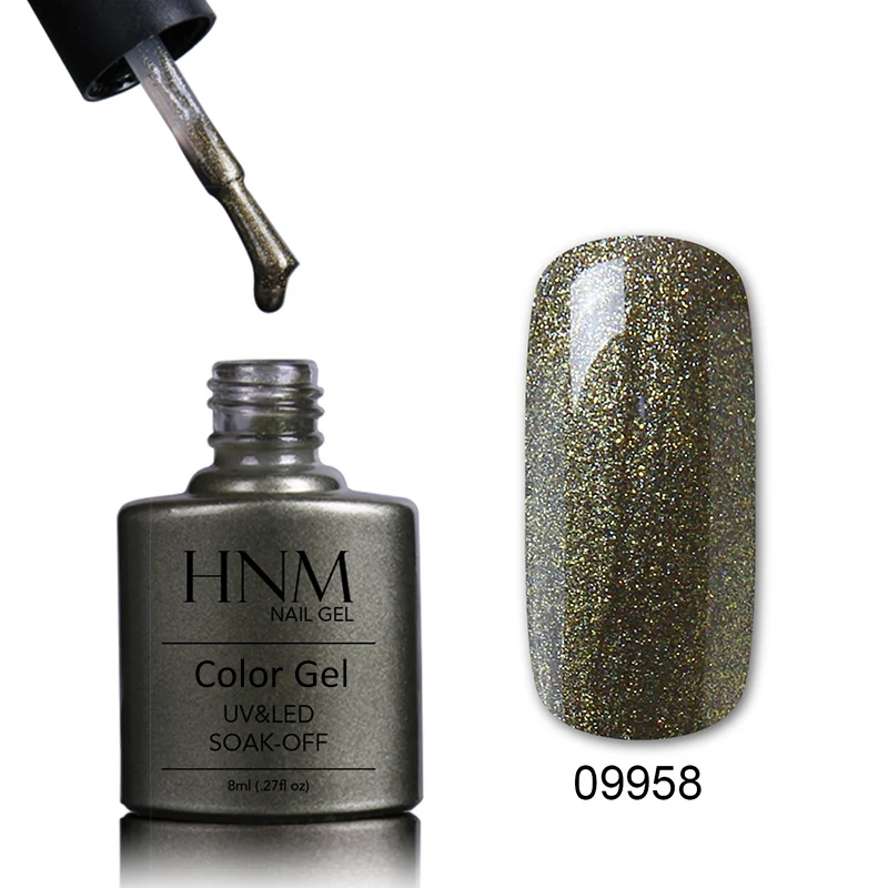 09958 HNM 8 мл УФ-гель для ногтей DIY впитывающий Гибридный лак Полуперманентная краска Лаковая Печать Эмаль для ногтей искусство 79 цветов - Цвет: 09958