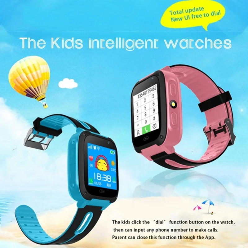 

Kids Waterproof Smart Watch Anti-lost Safe GPS Positioning Call Smart Band UY8