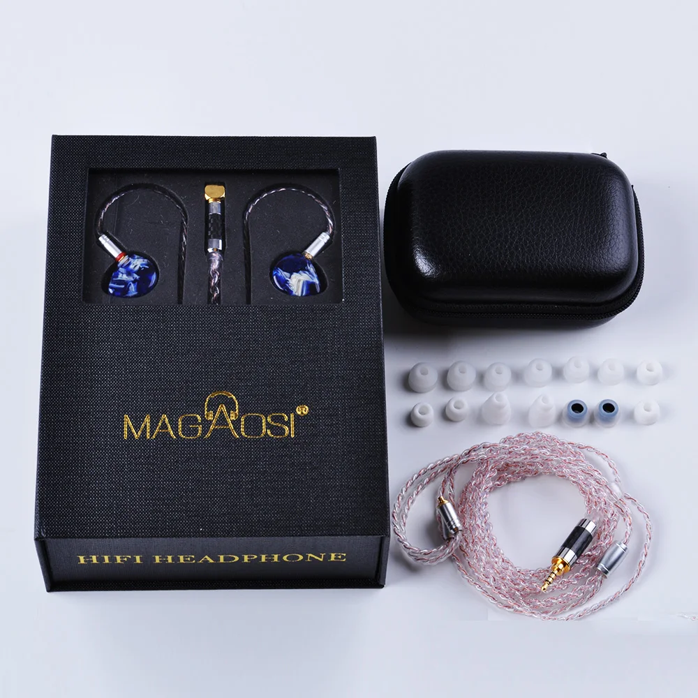 MaGaosi MGS-401 4BA сбалансированные арматурные наушники для ушей HIFI мониторинга съемный