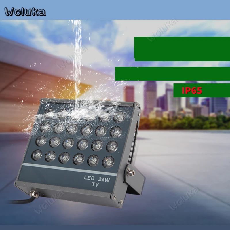 Светодиодная прожекторная лампа 24 Вт настенная шайба наружный прожектор