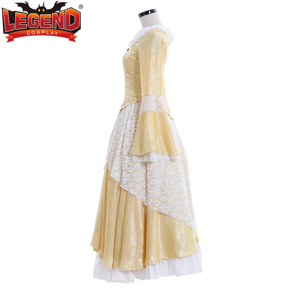 Средневековое платье для костюмированной вечеринки с длинными рукавами