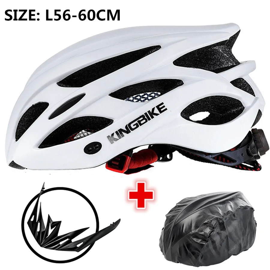 652white KINGBIKE велосипедные сверхлегкие шлемы MTB дорожный велосипедный шлем розовый для женщин велосипедные шлемы Caschi Ciclismo Capaceta Da Bicicleta - Цвет: 652white