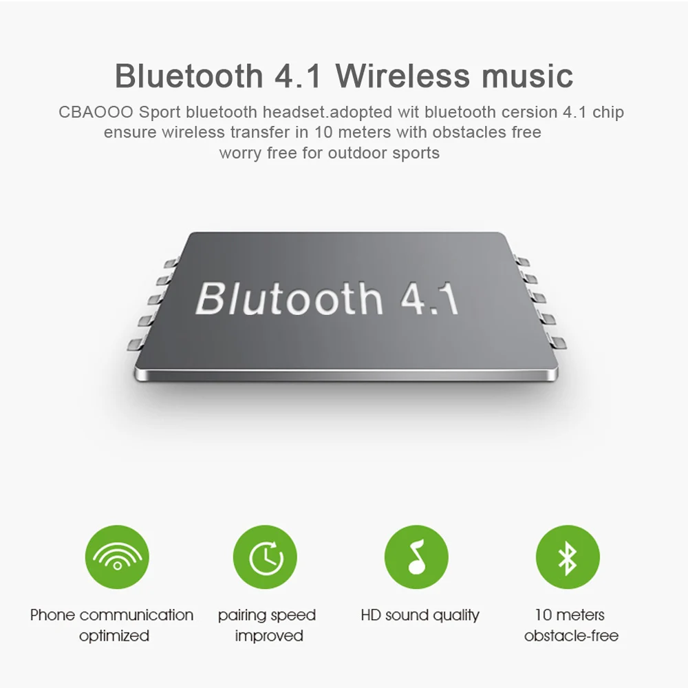 CBAOOO беспроводные Bluetooth-наушники Спортивная гарнитура bluetooth-наушники Магнитные