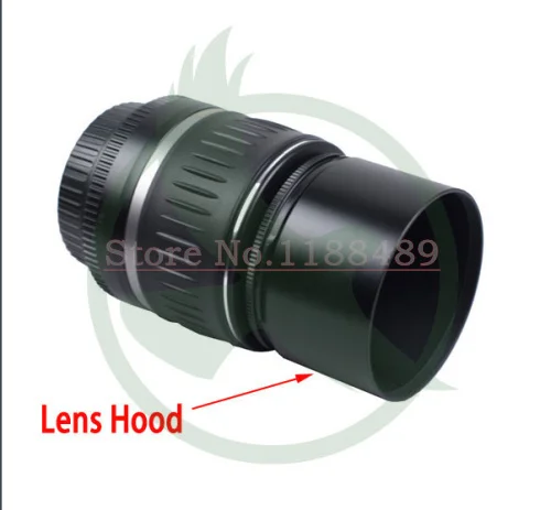 3 в 1 62 мм стандартная металлическая бленда для объектива + телеобъектива с