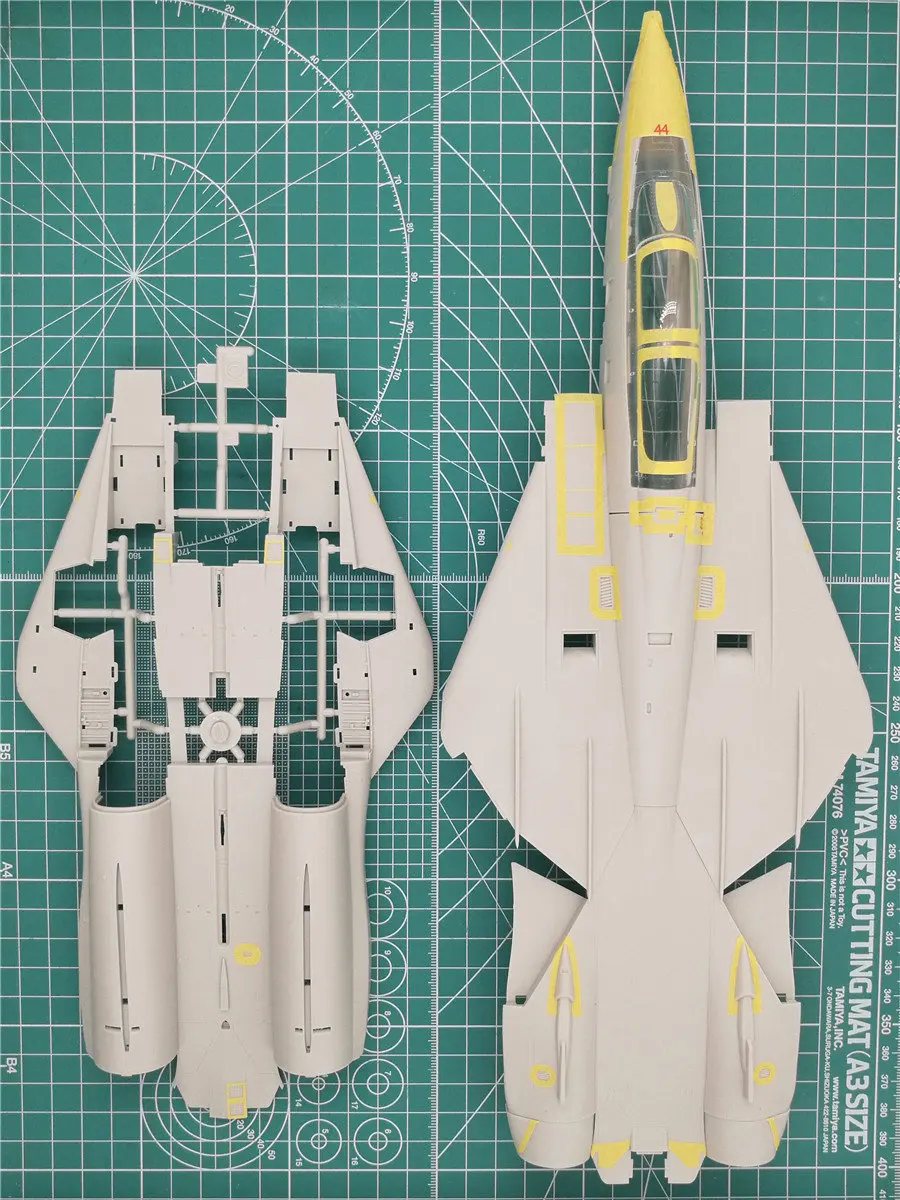 GALAXY модель D48004 1/48 масштаб F-14A Tomcat высечки Гибкая маска для Tamiya 61114 модельный комплект