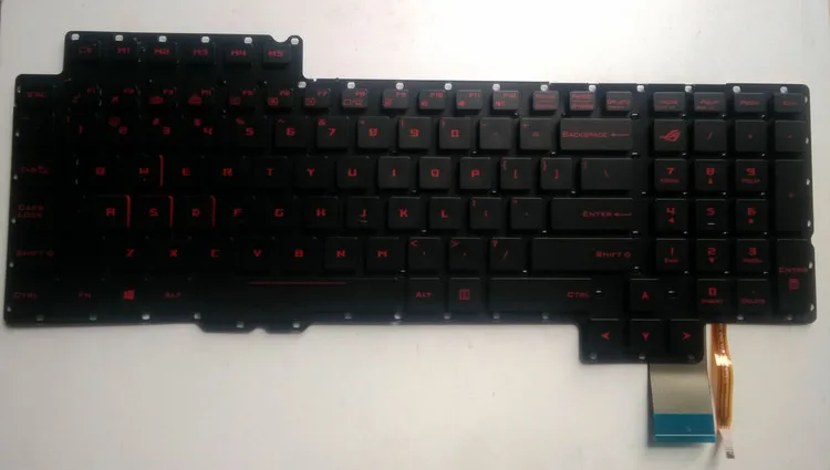 Новинка для Asus ROG G752 G752VT G752VL G752VY DH72 игровой ноутбук Черная Клавиатура США с