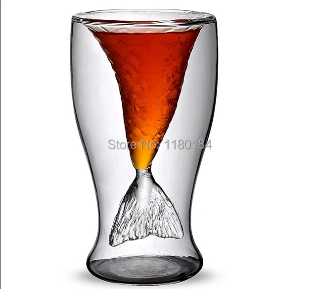 1 шт. керативная термостойкая стеклянная чайная чашка с маленькой русалочкой