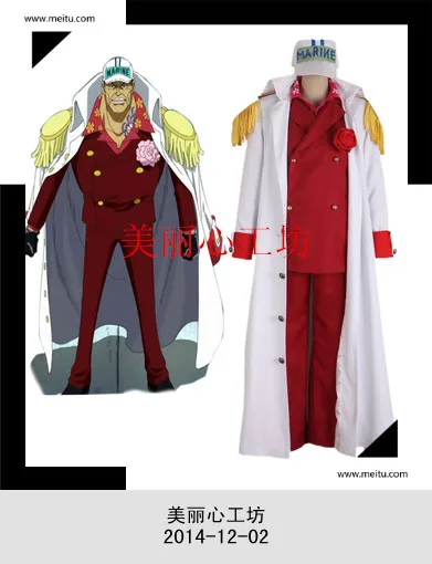 Японские Аниме Горячие ONE PIECE косплей Sakazuki cos Хэллоуин вечерние костюм “человек