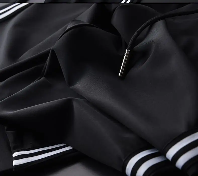 Мужской спортивный костюм с воротником-стойкой куртка + штаны 4xl размера плюс |