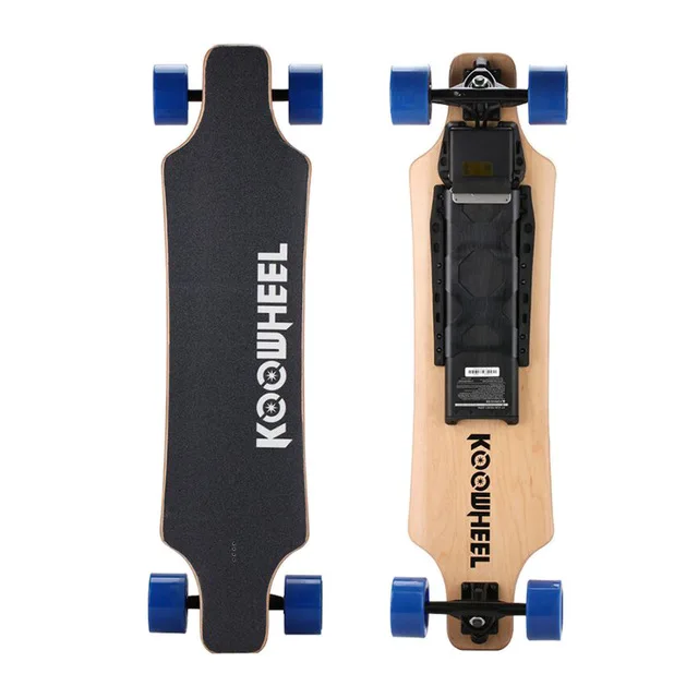 update version blue KOOWHEEL Электрический скейтборд ХОВЕРБОРДА 4 колеса, Электрический скутер трамвай Доски для балансирования различные стили - Цвет: update version blue