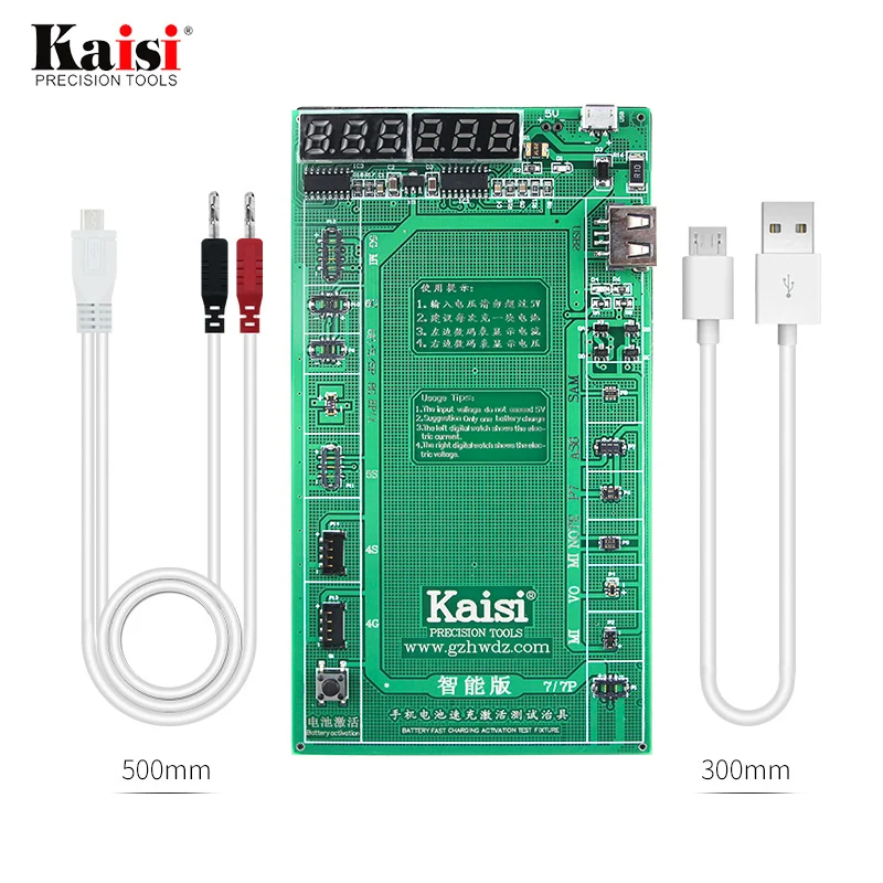Новейший Kaisi Телефон Батарея активация плата зарядки USB кабель для iPhone 4 8X VIVO Huawei