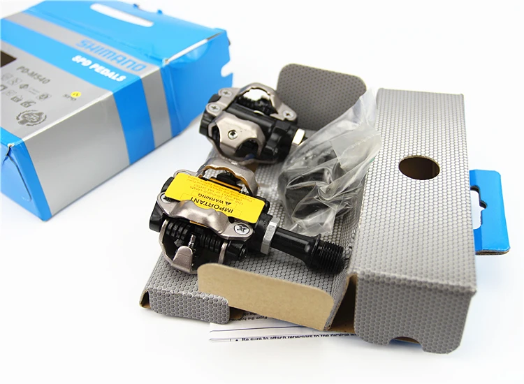 SHIMANO PD-M540 M540 хром-моли и алюминий компактный MTB велосипед Велоспорт самофиксирующиеся педали без клипса SPD SM-SH51 бутсы