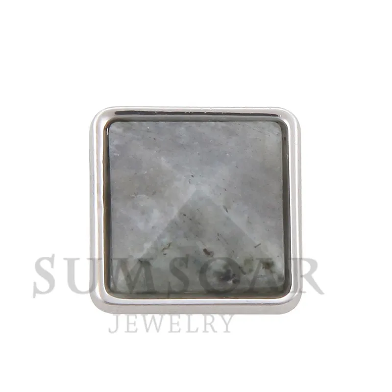 Somsoar украшения квадратные и круглые натуральные желательные камни подвески