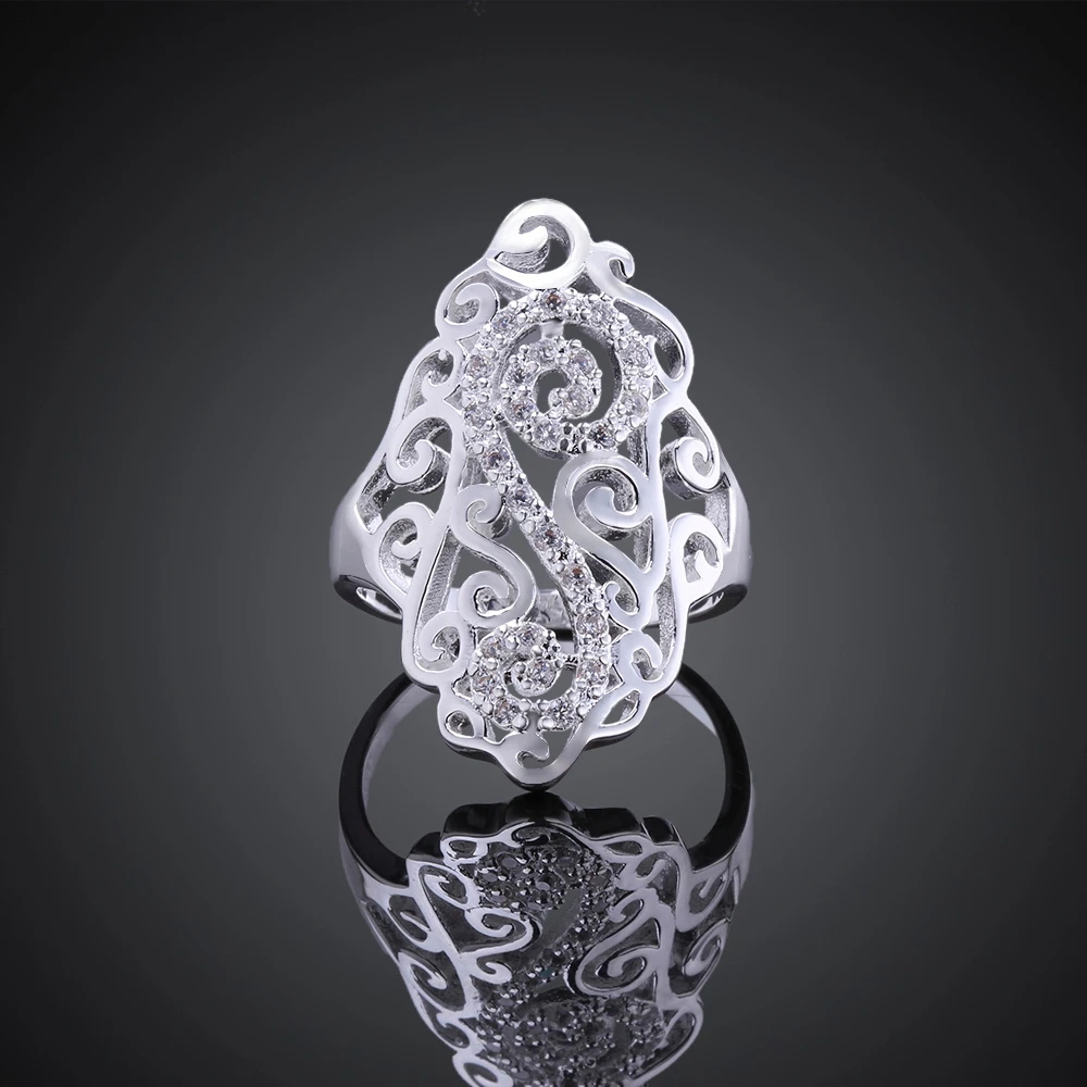 Высококачественные кольца из нержавеющей стали для женщин креативный дизайн