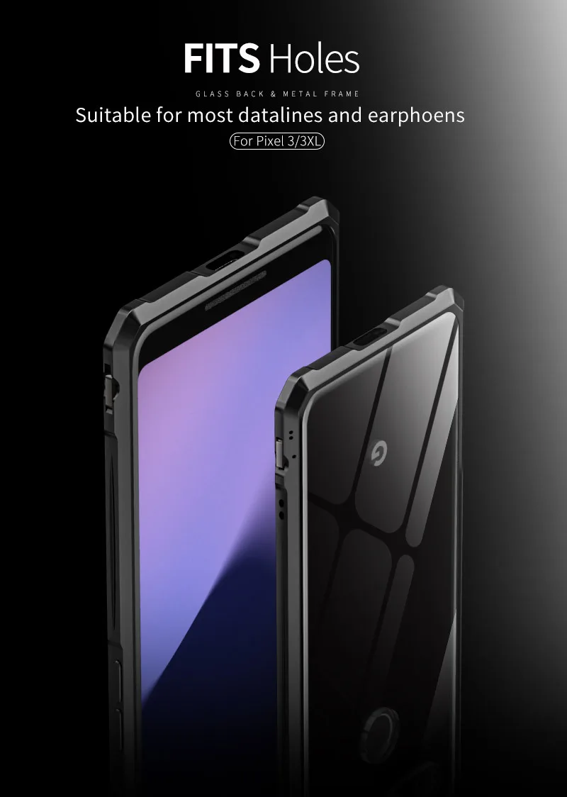 Pixel 3 Роскошный металлический бампер чехол для Google Pixel 3 XL Алюминиевая Рамка Жесткий 3D защитный чехол для Google Pixel XL3 бампер чехол
