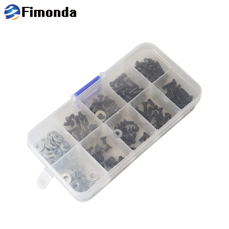 Набор винтов Fimonda 180 / 340 шт. набор HSP с шестигранным винтом шайба M3 M4 плоская