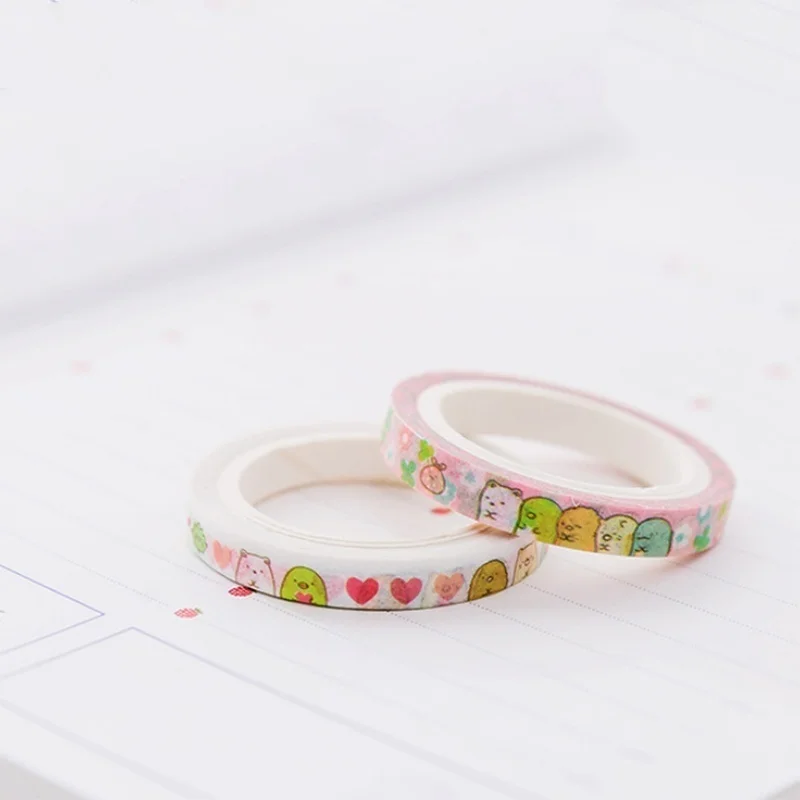 3 шт./компл. милый мультфильм васи лента кавайные канцелярские принадлежности DIY