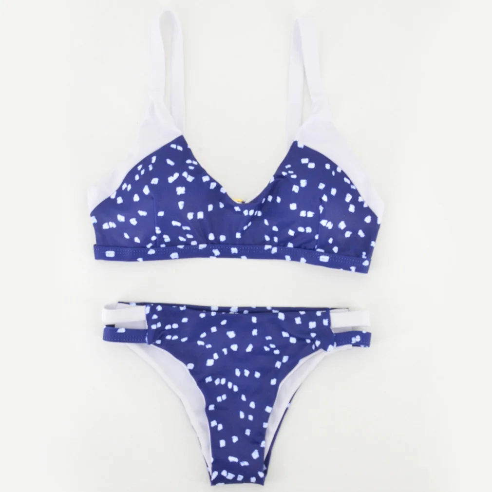 2018 Для женщин вырезать Винтаж Булавки до бикини купальный костюм Maillot De Bain низкая