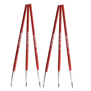 Ручка для ногтей, 3 шт., ручка с чернилами, ручка для тренировок, кисть с водой, 1310  7 мм, перо, Высококачественные канцелярские принадлежности для студентов