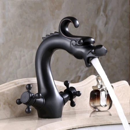 

New arrival high quality ORB finished cold and hot bathroom basin faucet sink faucet with 50cm plumbing hose