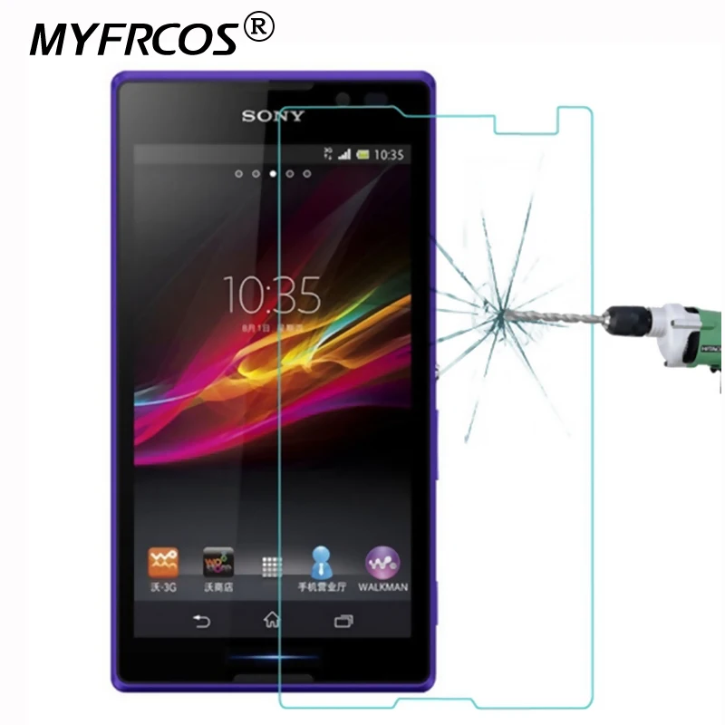 Для sony xperia C S39h Стекло закаленное для E C2305 C2304 Премиум Экран протектор HD фильм |