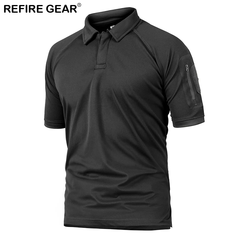Refire gear, летняя футболка с коротким рукавом, тактическая, для кемпинга, нарукавник, мужская, для охоты, туризма, быстросохнущая, дышащая рубашка