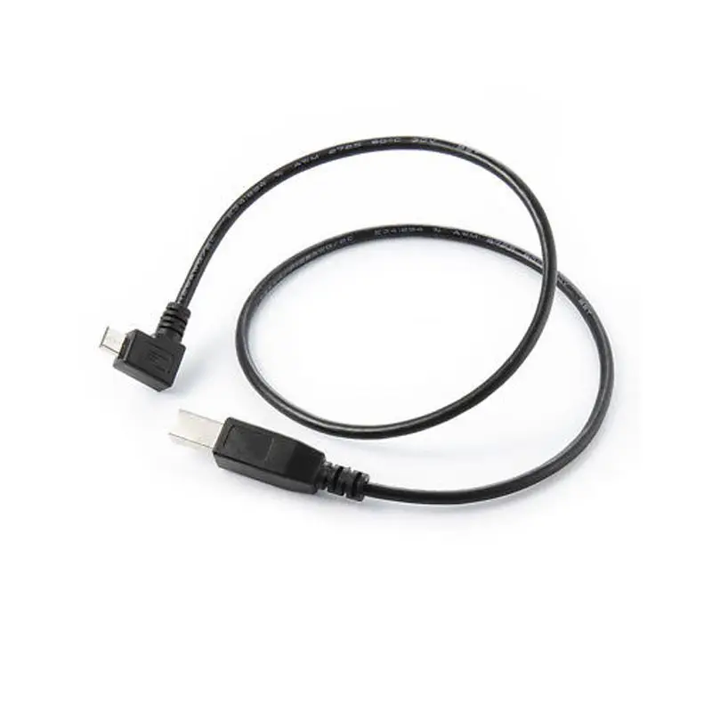 Фото Левый угловой 90D Micro-USB OTG к стандарту USB B Тип принтер сканер HD кабель DG №2