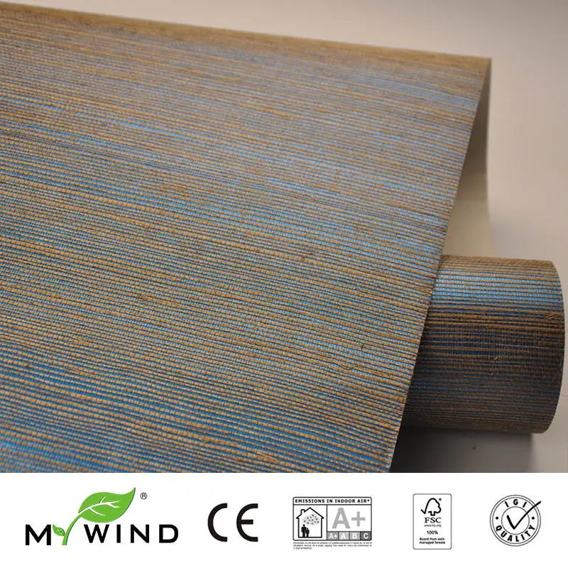 Мой ветер Grasscloth обои сизаль 3D дизайн Европейский Винтаж спальня декоративные для